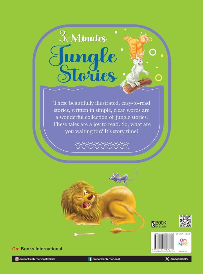 3-Mintute Jungle Tales| English Short fiction Story with colourful picture book - Image 3