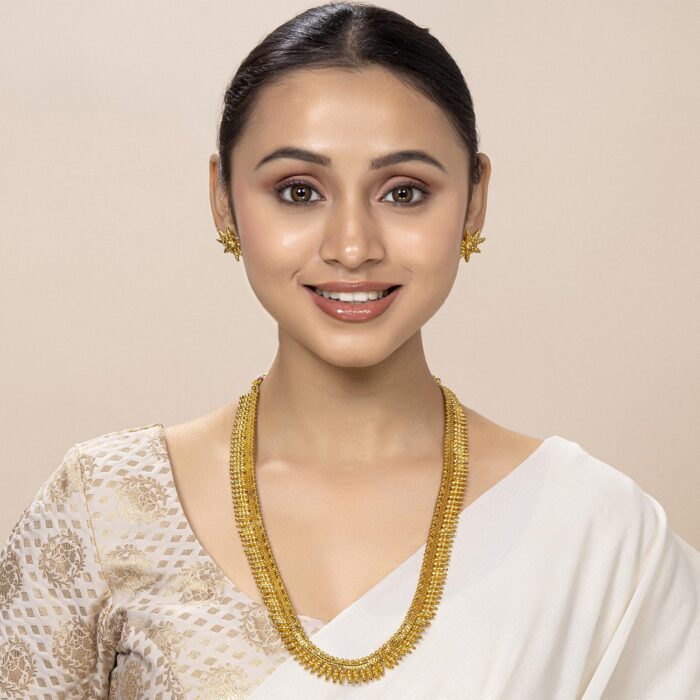 Peora Traditional Gold Plated Indian Bridal Jewelry Set Gift for Women - Image 3