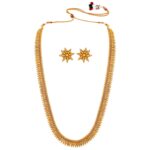 Peora Traditional Gold Plated Indian Bridal Jewelry Set Gift for Women - Image 6