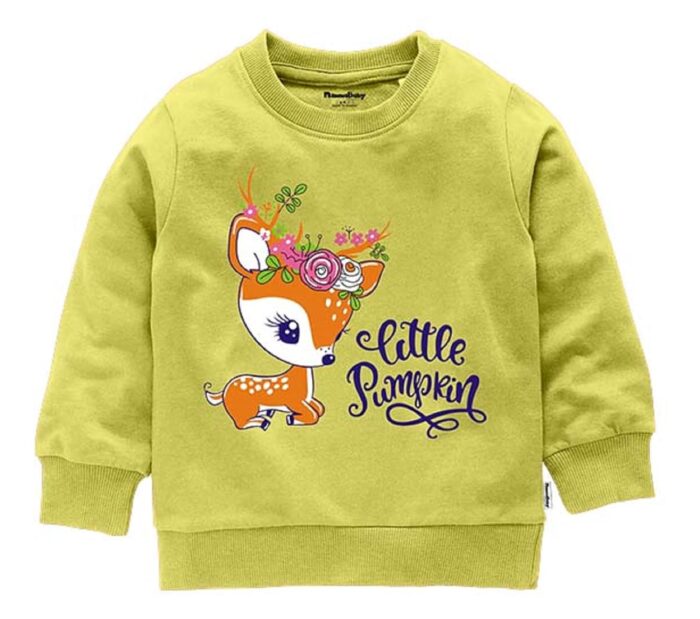 NammaBaby Girls Cotton Round Neck Sweatshirt - Image 6