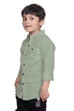 Cotton Shirt for Kids Spread Collor Regular FIT Shirt || Casual Cotton Plain Shirt - Image 5
