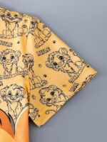 KEESOR Boys Cotton Blend Printed Casual T-shirt And Shorts Set - Image 3