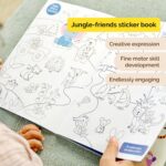 Shumee Jungle Adventure Sticker Book | 180+ Reusable Stickers - Image 3