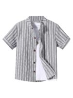 TAGAS Boy's Striped Regular Fit Shirt - Image 2