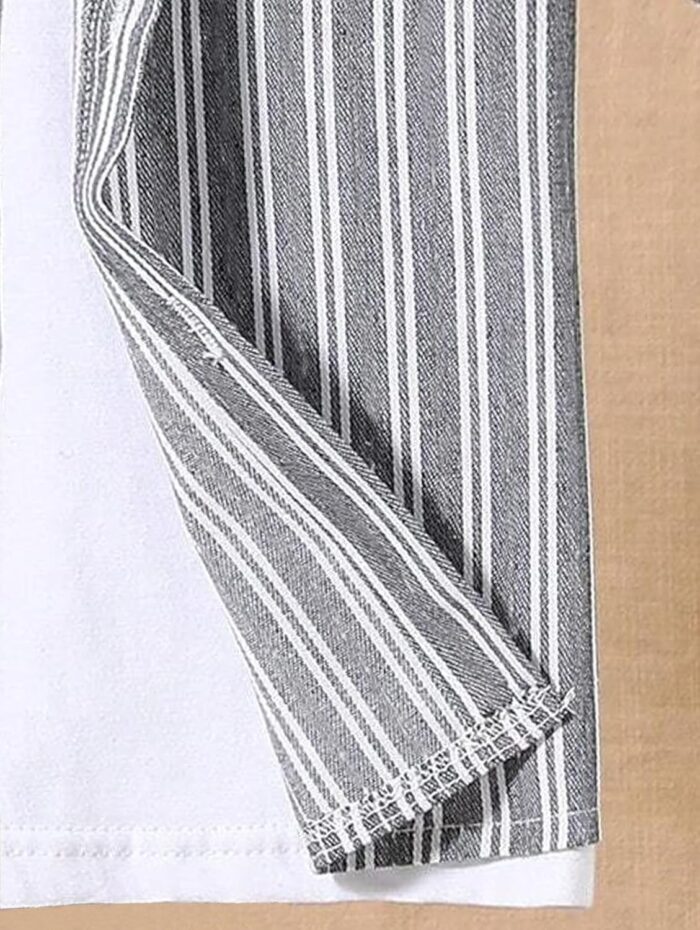 TAGAS Boy's Striped Regular Fit Shirt - Image 4