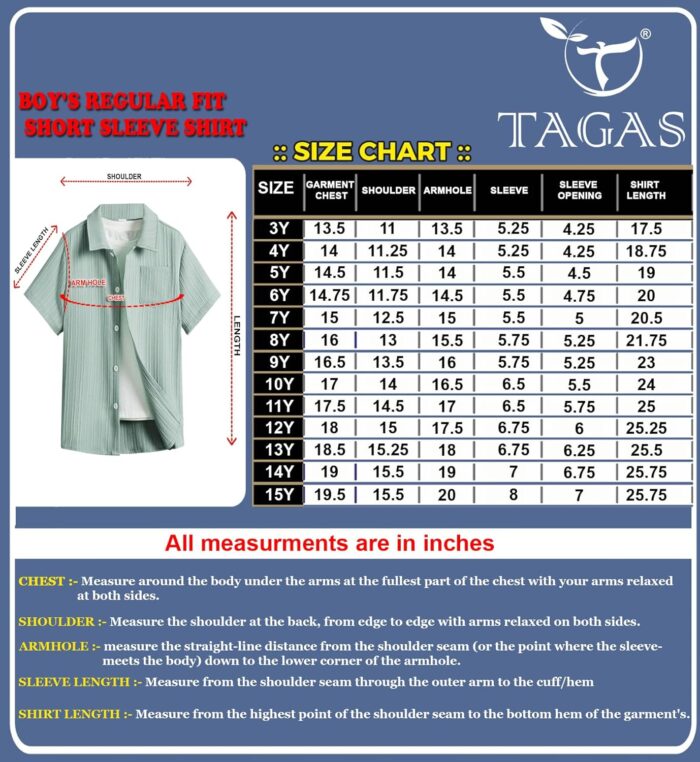 TAGAS Toddler Boys' Striped Short Sleeve Casual Vacation Shirt - Image 6