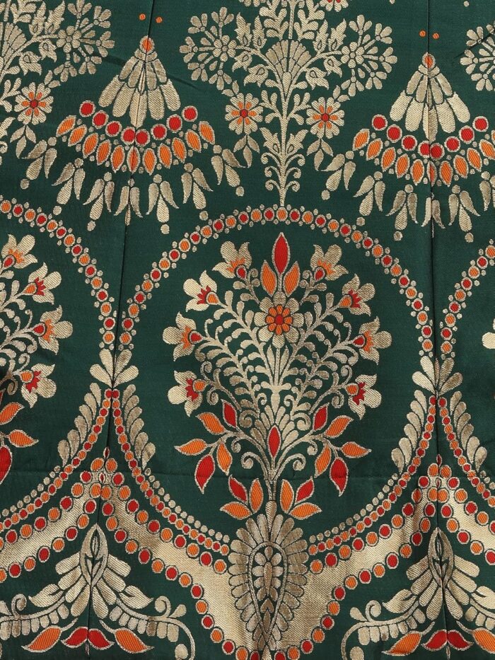 PURVAJA Women's Jacquard Semi-Stitched Lehenga choli - Image 8