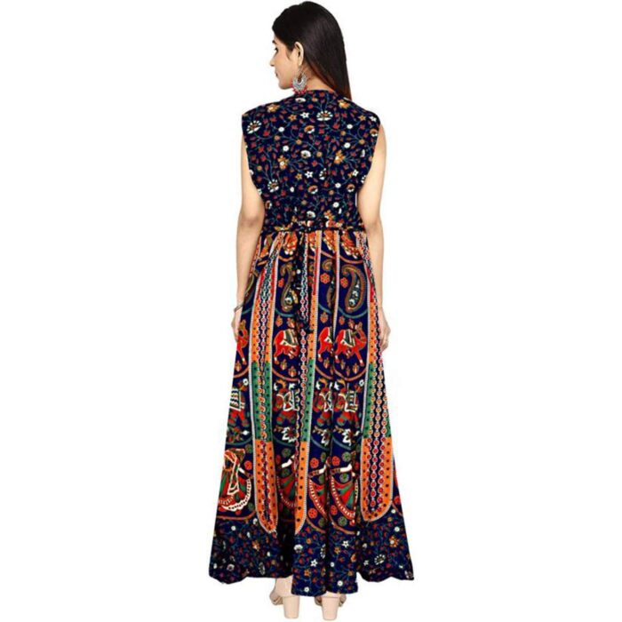 Women's Cotton Rajasthani Jaipuri Traditional Printed Kurti - Image 3