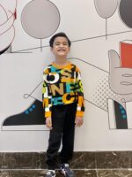 Googo Gaaga Boy's Cotton full Sleeves Printed Sweatshirt and Pant Set - Image 3