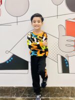 Googo Gaaga Boy's Cotton full Sleeves Printed Sweatshirt and Pant Set - Image 4