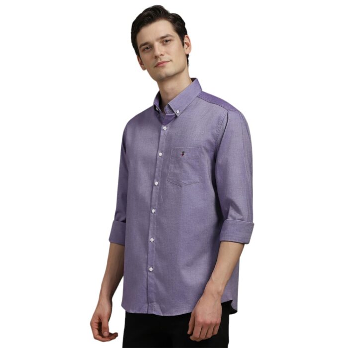 Louis Philippe Men's Easy to Care Cotton Slim fit - Image 3