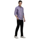 Louis Philippe Men's Easy to Care Cotton Slim fit - Image 5