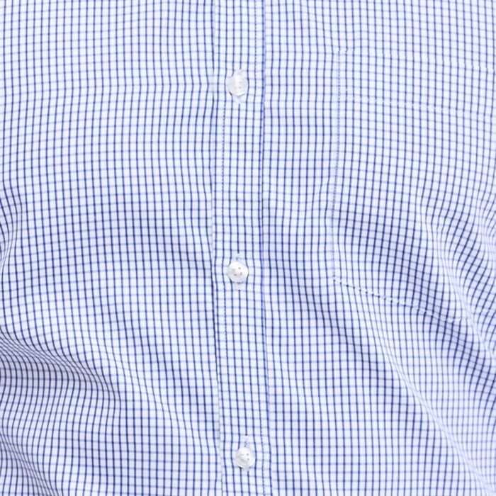 Park Avenue Men's Slim Fit Checks Pattern Cotton Polyester Blend - Image 3