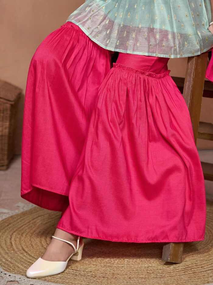 EthnicJunction Womens Chanderi Silk Embroidered - Image 5