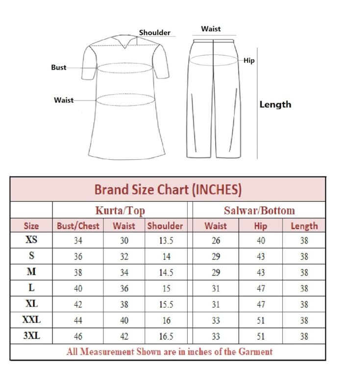TRENDMALLS Women's Net Embroidery Salwar Suit Kurta Sharara - Image 9