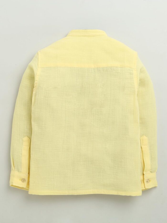 ZIP ZAP ZOOP Cotton Full Sleeve Collar Neck Shirt - Image 3