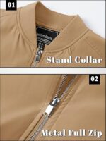 MIA FASHION Men's UPF 50+ Full Sleeves Zipper Function Sun Protection Jacket - Image 6