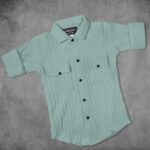 Zilcon Boys Long Sleeve Shirts Classic Collared Button-Down Tshirt Solid Cotton - Image 4