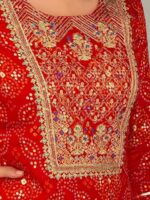 Women Rayon Printed Jaipuri Rajasthani Straight Kurti With Plazzo Dress - Image 4