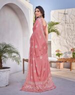 Yashika Women's Elegant Chiffon Saree with Blouse Material - Embrace Trendy Style - Image 7