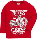 Kuchipoo Boys Full Sleeves Regular Fit Cotton T-Shirts - Image 3