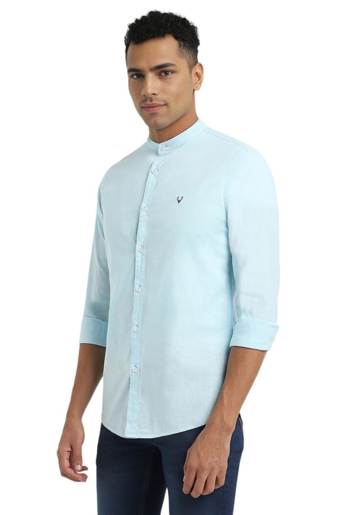 Allen Solly Men's 100% Cotton Slim Fit Shirt - Image 3