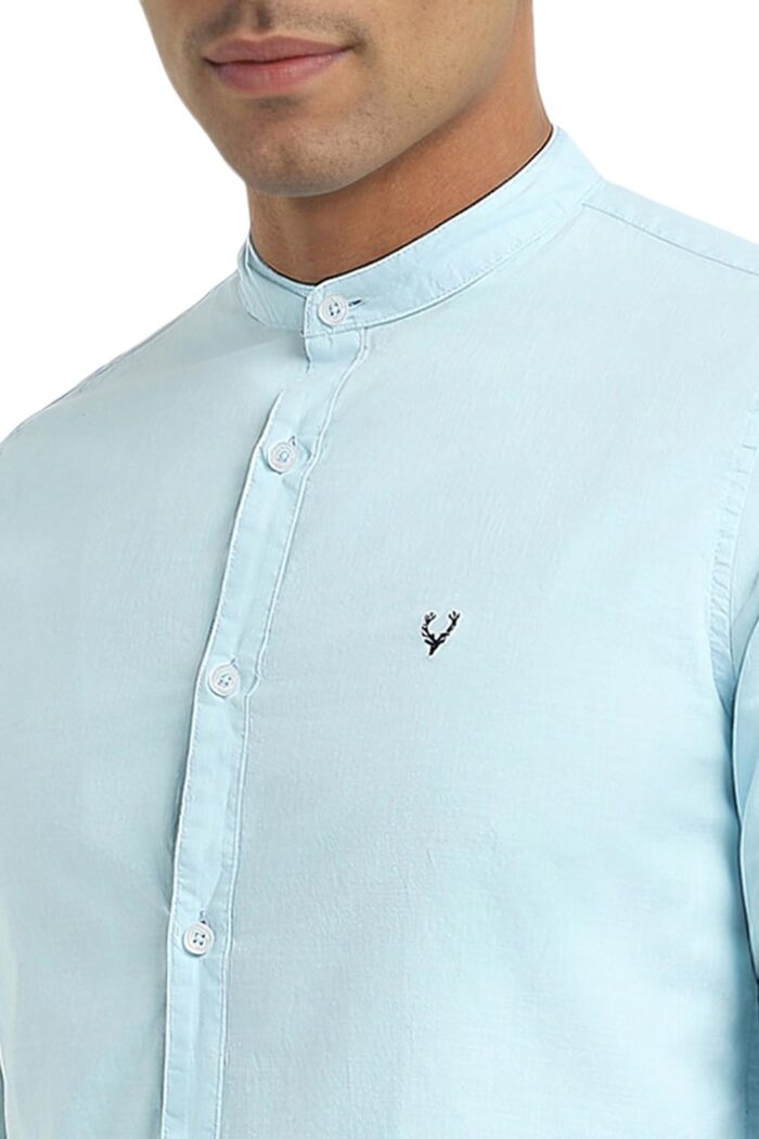 Allen Solly Men's 100% Cotton Slim Fit Shirt - Image 4