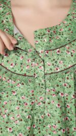 Soulemo Women Cotton Floor Length Nighty 1633 - Image 3