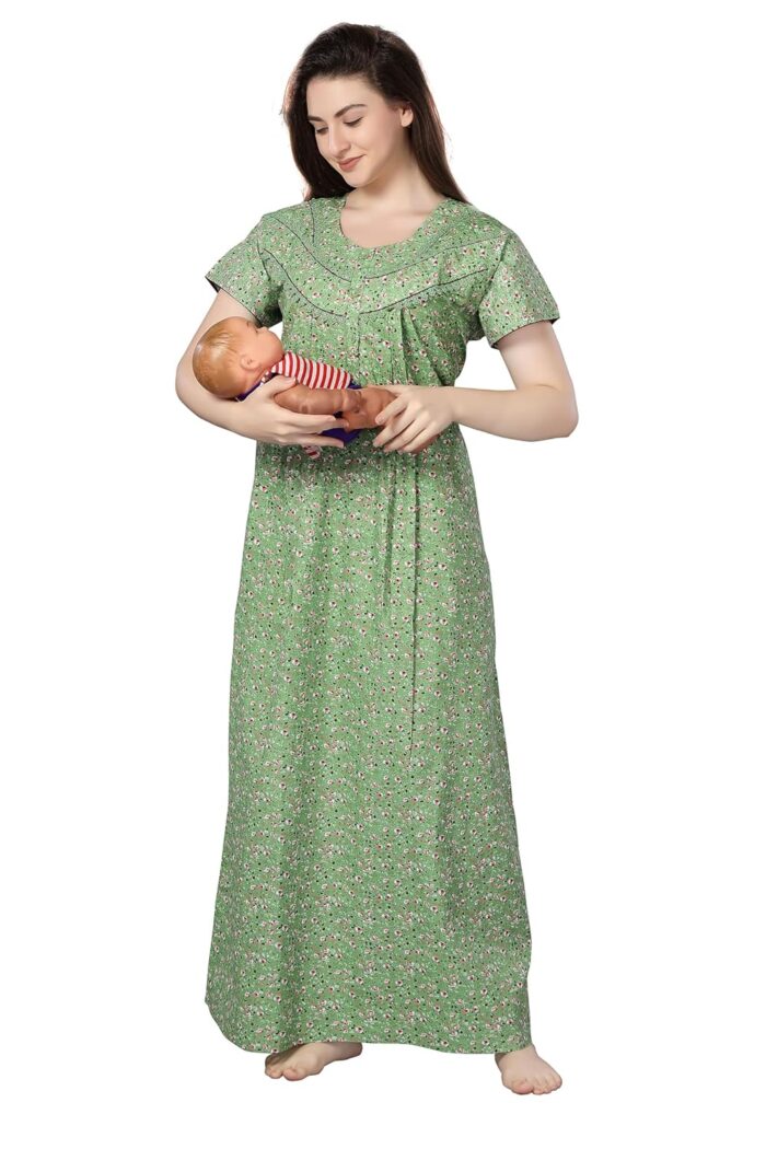 Soulemo Women Cotton Floor Length Nighty 1633 - Image 8