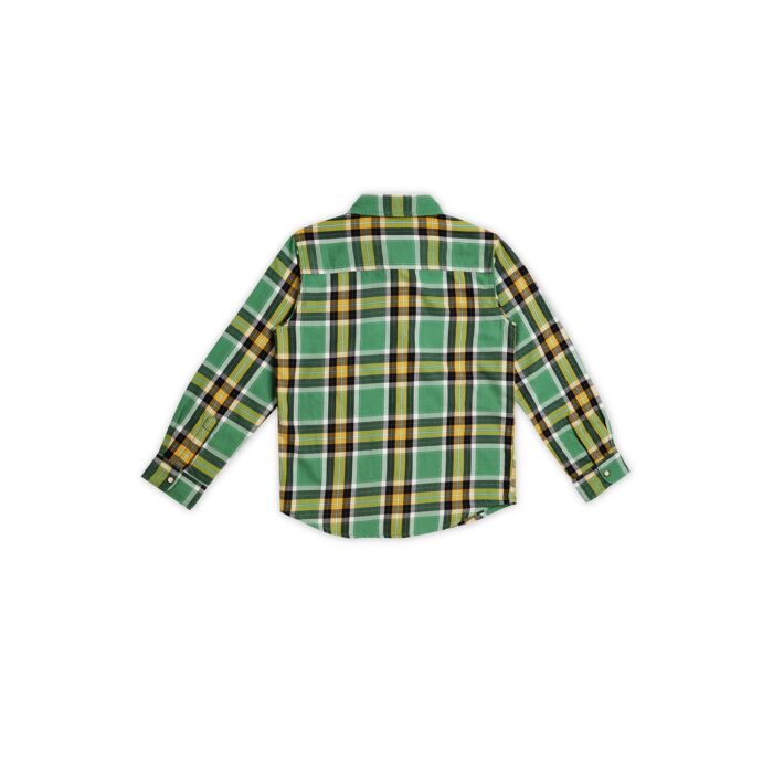 Pepe Jeans Boys Cotton Checkered Regular Fit Shirt - Image 3