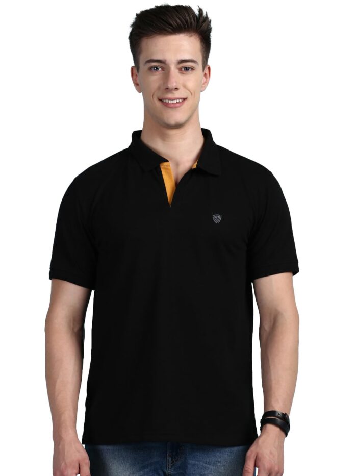 Lux Cozi Men's Cotton Regular Fit Polo T-Shirt - Image 2