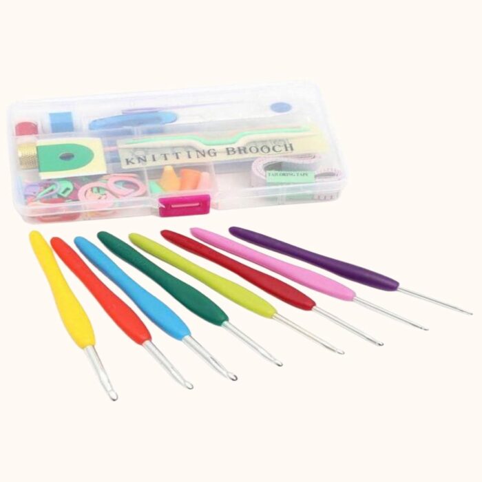 SYGA 51 Pieces Needle Arts Crochet Set Knitting Craft - Image 3
