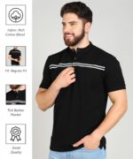 Alan Jones Clothing Men's Cotton Regular Fit Mandarin - Image 3