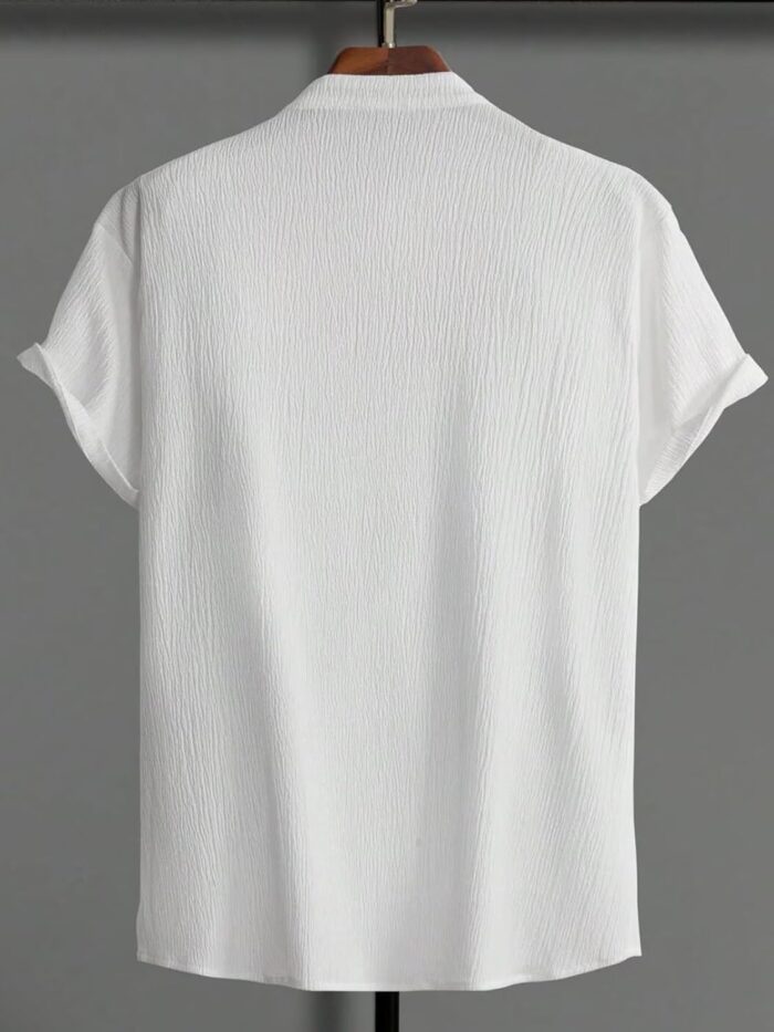 Leriya Fashion Men's Half Sleeve Casual Plain T-Shirt - Image 3