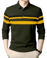 AUSK Men's Polo T-Shirt Full Sleeves Regular Fit - Image 2