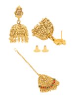Yellow Chimes Jewellery Set for Women Gold Plated Traditional - Image 6