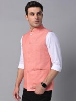 Vastraa Fusion Men's Export-Quality Indian Traditional Nehru Jacket/Waistcoat - Image 3
