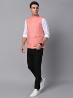 Vastraa Fusion Men's Export-Quality Indian Traditional Nehru Jacket/Waistcoat - Image 4