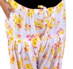 KHEEAA FASHION'S WOMENS COTTON PASTEL FLOWER (YELLOW 02) - Image 3