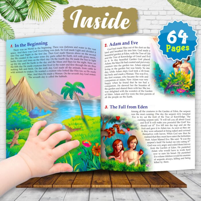 121 Bible Stories - Illustrated Story Books for Kids and Childrens - Image 4