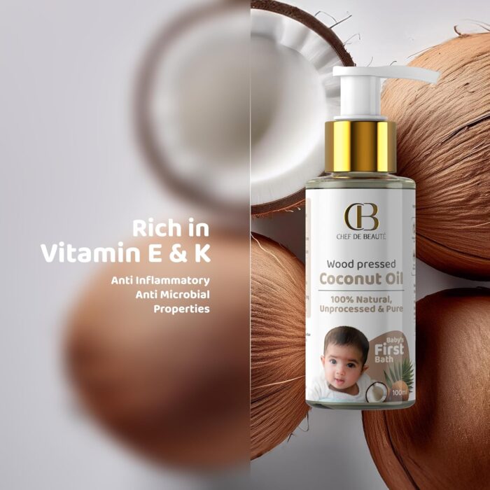 CDB's Glow & Nourish Oil Set Combo | Pure Woodpressed Coconut Oil, Almond Oil - Image 4