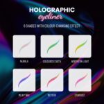SWISS BEAUTY Holographic Shimmery Pencil Eyeliner - Image 5
