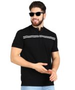 Alan Jones Clothing Men's Cotton Regular Fit Mandarin - Image 2