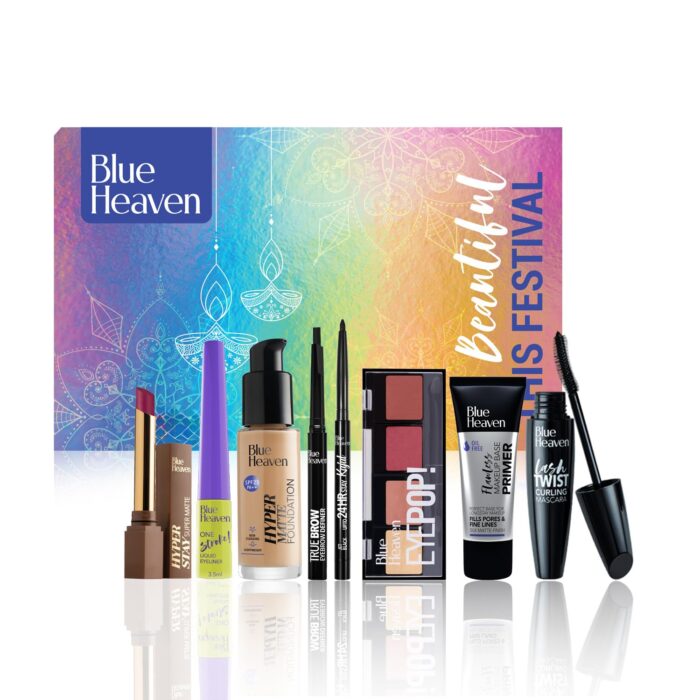 Blue Heaven Festive Makeup Kit Set | Pack of 8 Makeup Essentials - Image 2