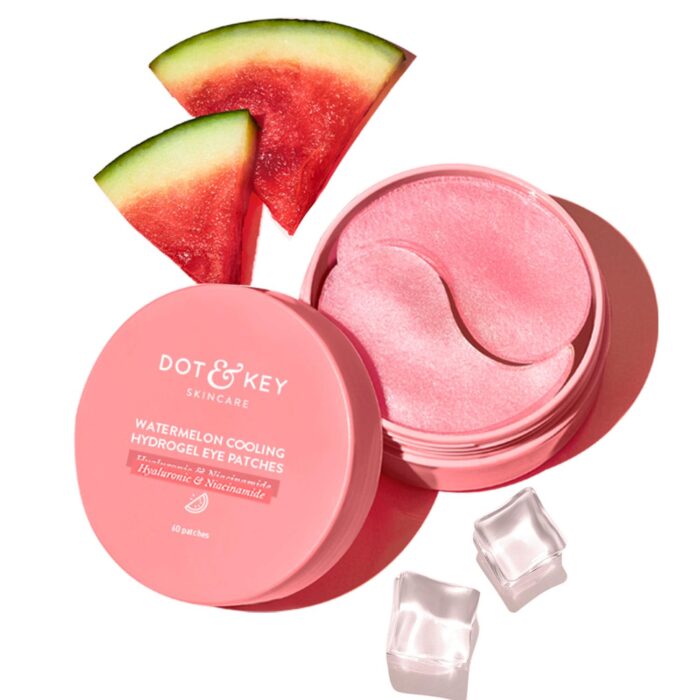 Dot & Key Watermelon Cooling Hydrogel Under Eye Patches for Dark Circles - Image 2