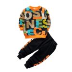 Googo Gaaga Boy's Cotton full Sleeves Printed Sweatshirt and Pant Set - Image 2