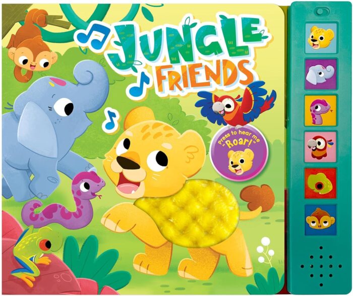 Jungle Friends Touch and Feel Book with Sound - Image 2