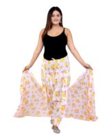 KHEEAA FASHION'S WOMENS COTTON PASTEL FLOWER (YELLOW 02) - Image 2