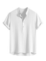 Leriya Fashion Men's Half Sleeve Casual Plain T-Shirt - Image 2