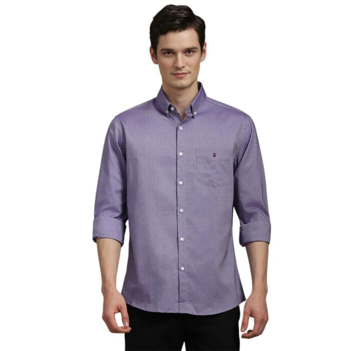 Louis Philippe Men's Easy to Care Cotton Slim fit - Image 2